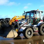 Hydromek Wheel backhoe loader