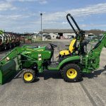 John Deere Mini tractor with backhoe and front loader - Image 2