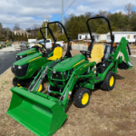 John Deere Mini tractor with backhoe and front loader - Image 3